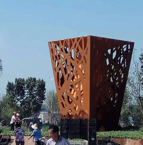 东丽耐候钢板雕塑
